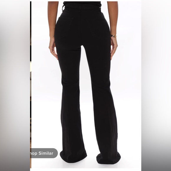 NEW STRETCH BLACK FLARE JEAN FASHION NOVA - Picture 2 of 4